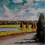 Around the Bend. 18×14, Oil on Canvas, 2012. Available.