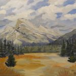 Majestic Banff. 16x20, Oil on Linen, 2014. Available.