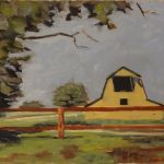 At the Farm. 11x14, Oil on Canvas, 2014. Available.