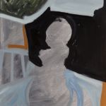 Snowma/n . 20x16, Oil on Canvas, 2018. Available.