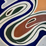 Flow II. 48x48, Oil on Canvas, 2020.