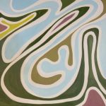 Flow I. 48x48, Oil on Canvas, 2020.