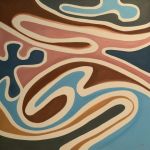 Flow V. 48x48, Oil on Canvas, 2021.