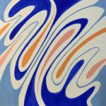 Flow III. 36x36, Oil on Canvas, 2020.